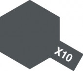 80010 - краска эмалевая, металлик, цвет: оружейная сталь металлик (X-10 Gun Metal), флакон: 10 мл.