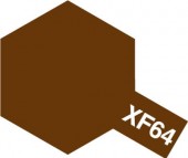 80364 - краска эмалевая, матовая, цвет: красно-коричневый (XF-64 Red Brown), флакон: 10 мл.